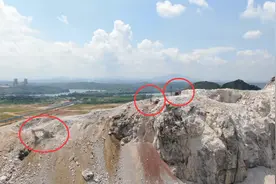 广西农村里的大工程，推土机挖掘机齐登场，挖山建设场面壮观视频封面