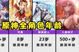 原神全角色年龄排名，旅行者究竟有多大？【数据可视化】视频封面