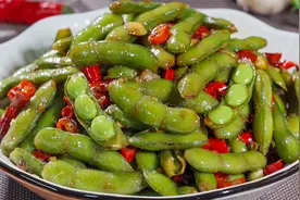 为什么宵夜摊儿上的凉拌毛豆脆绿还入味，关键这一步，在家也能做视频封面