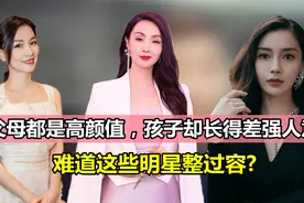 父母都是高颜值，孩子却长得差强人意，难道这些明星整过容视频封面