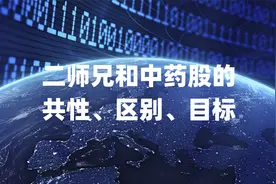 二师兄和中药股的共性、区别、目标视频封面