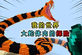 我的世界：小猪不仅进入大蛇体内，还跑进远古巨龙体内探险视频封面