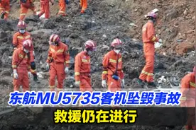 东航MU5735客机坠毁事故救援仍在进行，黑匣子搜寻难度大视频封面
