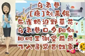 乌衣巷 [唐]刘禹锡 旧时王谢堂前燕，飞入寻常百姓家。视频封面
