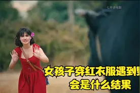 女孩穿红色衣服遇到牛会是什么结果视频封面