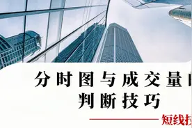 分时图均价线与成交量的判断技巧视频封面