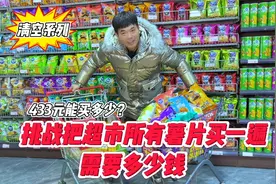 挑战清空超市所有口味的薯片 需要花多少钱？视频封面