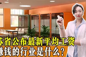 江苏省公布最新平均工资，最赚钱的行业是什么？你工资达标了吗？视频封面