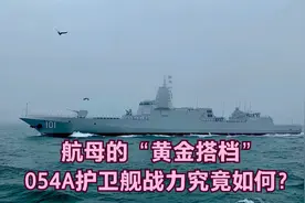 航母的“黄金搭档”，054A护卫舰战力究竟如何？视频封面