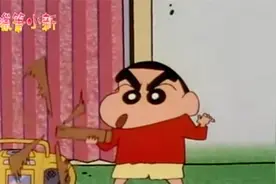 蜡笔小新：小新好厉害啊，还会玩双节棍，甩一甩很帅气视频封面