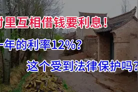 农村民间借贷，年利率12%不算高，但有可能不受到法律保护？视频封面