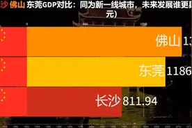 长沙 佛山 东莞GDP对比：同为新一线城市，未来发展谁更具潜视频封面