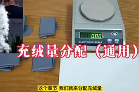 羽绒服充绒量分配方法，操作简单，羽绒裤、羽绒马甲通用适合新手视频封面