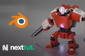 Blender机器人建模渲染教程视频封面