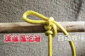 户外紧急“逃生结”一种救援绳结，每个人都应该学习的技能视频封面
