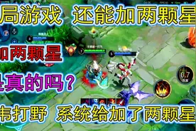 一局游戏还能加两颗星，这是真的吗？典韦打野系统就给加了两颗星视频封面
