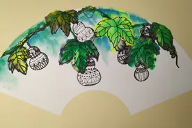 美术老师带大家画一幅创意美术课程《有趣的葫芦》,很有创意视频封面