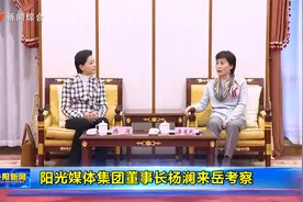 阳光媒体集团董事长杨澜来岳考察视频封面