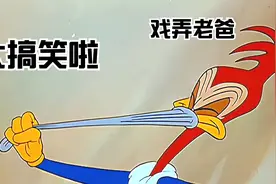 啄木鸟花样戏耍老爸，真是太搞笑啦！但是结局跟我们都很相像！视频封面