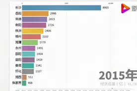 湖南20年来的经济发展！长沙岳阳常德衡阳等城市的GDP增长对比视频封面