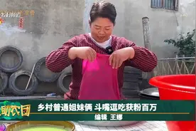 乡村普通姐妹俩 斗嘴逗吃获粉百万视频封面