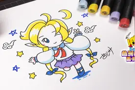 二分钟漫画教程，教你画出可爱的Q版女生视频封面