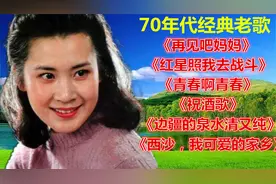 70年代老歌《再见吧妈妈》《红星照我去战斗》《青春啊青春》等视频封面