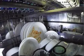 洗碗机是怎么把碗清洗干净的？里面安一个摄像头，记录下全过程！视频封面