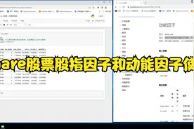 介绍tushare的股指因子和动能因子使用。视频封面