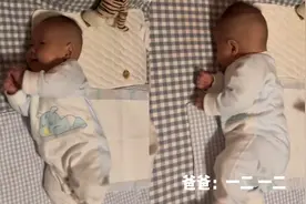 86天的宝宝学翻身，急得孩子直接开口说话，全家人被当场笑晕视频封面