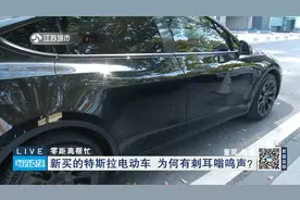 新买的特斯拉电动车  为何有刺耳嗡鸣声？视频封面