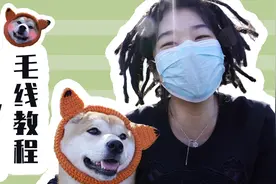 猫咪狗子头套手工钩织-教程在我主页其他视频