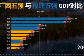 广西五强与福建五强GDP对比：都是沿海，广西能否追上福建？视频封面