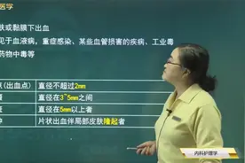 皮肤黏膜检查04出血：瘀点（出血点）、紫癜、瘀斑、血肿的判断视频封面