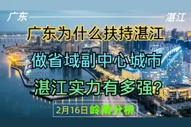 广东为什么要扶持湛江，做省域副中心城市？湛江的实力有多强视频封面