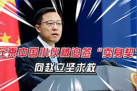 在柬中国小伙被迫装美女诈骗，求救没人相信，赵立坚联合使馆救人视频封面