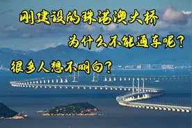 刚建设的港珠澳大桥，为什么不能通车了呢？很多人想不明白？视频封面