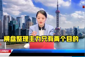 白颖杰：横盘整理主力只有两个目的视频封面