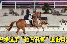 怕马牙疼退出奥运！为了健康，奥地利马术女选手带着爱马颠儿了！视频封面