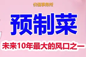 未来10年最大的风口之一，预制菜的高速增长，确定性比AI强得多视频封面