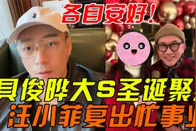 汪小菲新冠痊愈复出，到成都工厂催单，具俊晔和小S女儿同学合照视频封面