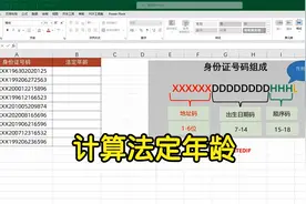 根据身份证号码计算法定年龄，只能用这一种方法，其他都是错误的视频封面