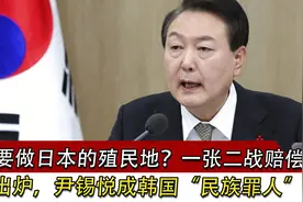 韩国要做日本的殖民地？二战赔偿清单出炉，尹锡悦成“民族罪人”视频封面