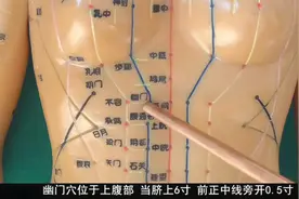 幽门穴功效：止呕，和胃。每次坚持按摩能够治疗胃脘胀痛，呕吐等