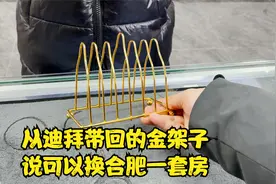 从迪拜带回的金架子，说可以换合肥一套房，老板：痴人说梦视频封面