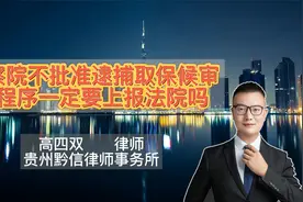 检察院不批准逮捕，取保候审之后的程序，一定要上报法院吗视频封面