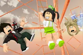 世界上最危险的楼梯 能爬上去的都是高手 Roblox阿火解说视频封面