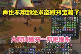 TBC怀旧服不找盗贼也能开宝箱 终于能清理包里宝箱了视频封面