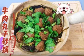 砂锅菜的各种做法，牛肉丸子砂锅简单好吃又健康，做法靠谱接地气视频封面
