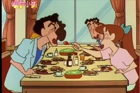 蜡笔小新：“啊~啊~”吉永老师蜜月旅游秀恩爱！小新一家形影不离视频封面